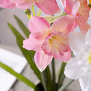 CL77526 Narcise cu flori artificiale Decor popular pentru nunta de gradina