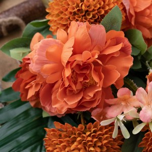 CL81504 कृत्रिम फूलों का गुलदस्ता Peony गर्म बिक्री वाली शादी की सजावट