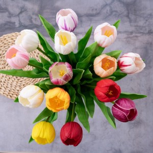 MW08519 Hadiah Hari Valentine yang Realistik Bunga Tulip Bunga Buatan