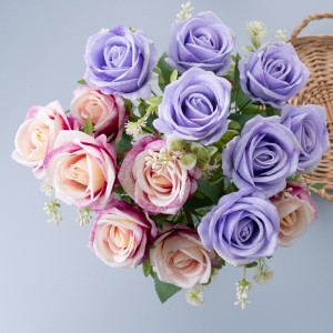 MW31504 művirág csokor rózsa Népszerű dekoratív virágok és növények