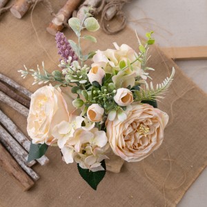 MW55749 Buchet de flori artificiale Trandafir Realistic Grădină Decorare nuntă