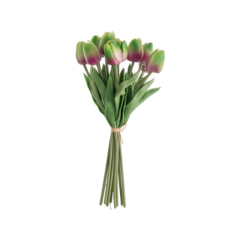 MW54502 Bouquet di fiori artificiali Tulipano Vendita calda Decorazione di nozze da giardino
