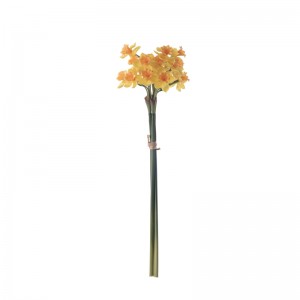 MW18504 mesterséges tizenöt valódi érintésű nárcisz, új design dekoratív virágok és növények