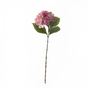 MW18505 mākslīgā reāla pieskāriena hortenzijas viena zara jauna dizaina dekoratīvie ziedi un augi