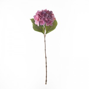 MW18505 Umjetna prava dodirna hortenzija s jednom granom, novi dizajn, ukrasno cvijeće i biljke