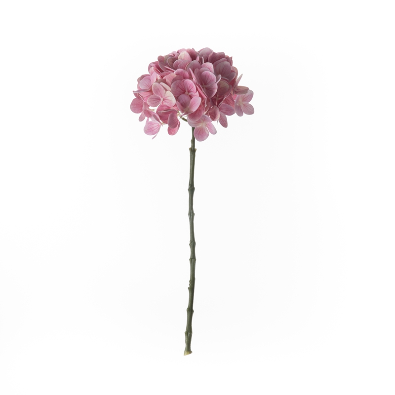 MW18506 Hortensia Artificial de tacto Real, rama única, 72 pétalos de longitud, 50cm, decoración de boda muy vendida