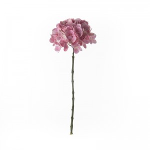 MW18506 Hortensia artificială cu atingere reală o singură ramură 72 petale Lungime 50 cm Vânzare fierbinte Decor de nuntă