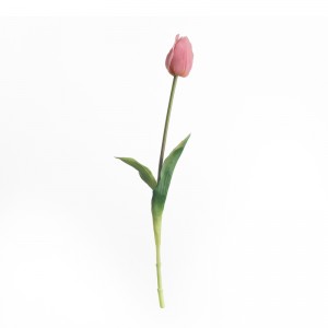 MW18512 Artificial Tulip Ib Ceg Ntev 46cm Tiag Kov Ntau Xim Kub Muag Hniav Paj