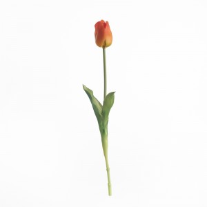 MW18512 mākslīgā tulpe, viena zara garums, 46 cm Real Touch, vairāku krāsu karsti pārdod dekoratīvu ziedu