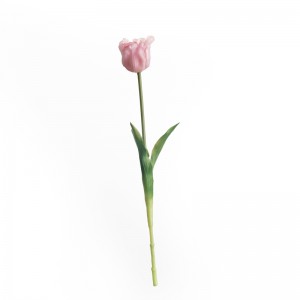 MW18513 umjetni pravi dodir otvoreni tulipan jednostruka dužina 44cm novi dizajn vjenčana dekoracija
