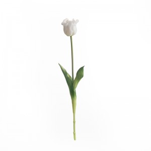 Tulipe ouverte artificielle au toucher réel, longueur unique 44cm, nouveau Design, décoration de mariage, MW18513