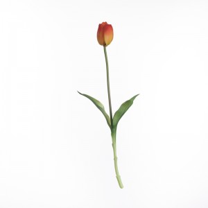MW18514 Single Tulip Longè Total 40cm Imobilye Touch an latèks flè atifisyèl cho vann flè dekoratif
