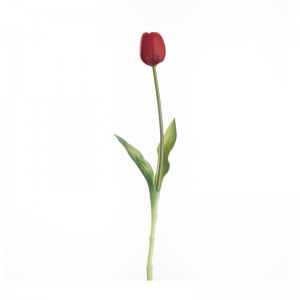 MW18514 Tulipa individual Longitud total 40 cm Flor artificial de làtex de tacte real Flor decorativa de venda calenta