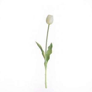 MW18514 سنگل ٽيولپ ڪل ڊگھائي 40 سينٽي ميٽر حقيقي ٽچ ليٽڪس مصنوعي گل گرم وڪرو آرائشي گل