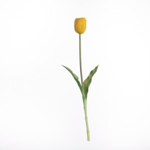 MW18514 Single Tulip ຄວາມຍາວທັງຫມົດ 40cm Real Touch Latex ດອກໄມ້ທຽມຂາຍຮ້ອນດອກໄມ້ປະດັບ