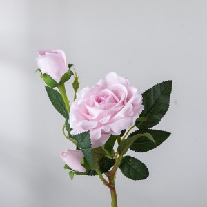MW03335 Bunga Buatan Hiasan Pesta Perkahwinan Batang Panjang Semburan Mawar Terpelihara Dengan Putik