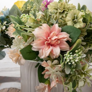 MW55701 Dirbtinių gėlių Dahlia gamyklos tiesioginis pardavimas vestuvių reikmenų