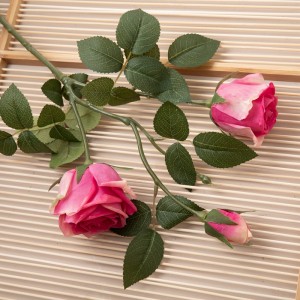 MW59608 Umjetni cvijet Ruža realistična vjenčana dekoracija