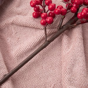 MW25704 ດອກໄມ້ທຽມ Berry Christmas berries ຄຸນະພາບສູງຕົບແຕ່ງງານບຸນ
