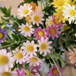 CL51506 Хризантема со вештачко цвеќе Висококвалитетно украсно цвеќе