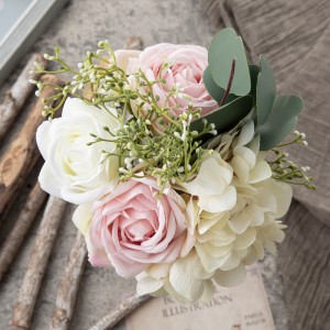 DY1-4062 Buket Bunga Buatan Mawar Pusat Pernikahan Populer
