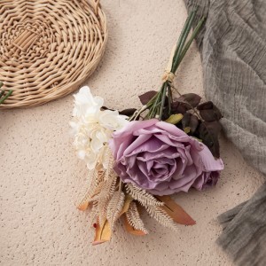 DY1-4371 Kunstig blomsterbuket Rose Factory Direkte salg Bryllup Supply