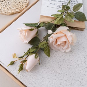 DY1-6567 Flor Artificial Rosa Decoração de Casamento de Jardim de Venda Quente