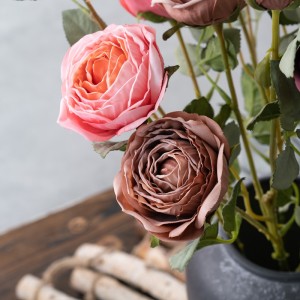MW43502 Artificial Flower Rose Realistic Silk Flowers