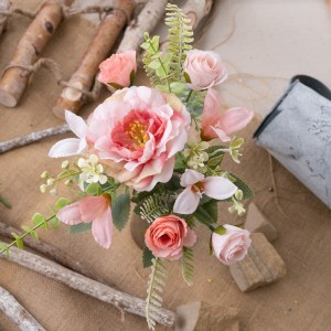 MW55744 Šopek umetnih rož Rose Veleprodaja svilenih rož