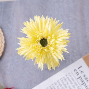 MW57508 Crisantemu di fiori artificiali Decorazione di matrimoniu populari in u giardinu
