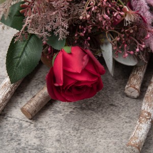 DY1-3976 Букет от изкуствени цветя Роза Висококачествени празнични декорации