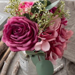 DY1-4062 Buket umjetnog cvijeća ruža Popularni vjenčani središnji komadi