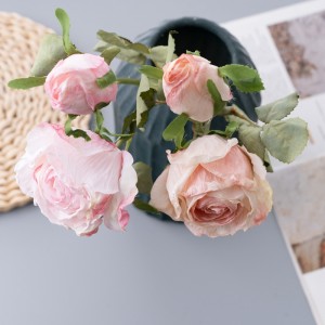 DY1-4515 פרח מלאכותי ורד רקע קיר פרחים באיכות גבוהה