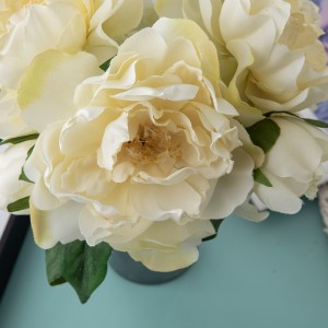 Bouquet de fleurs artificielles pivoines, décoration de jardin et de mariage, bon marché, DY1-5601