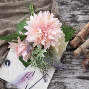 DY1-5673 Künstlicher Blumenstrauß Dahlie Beliebter Blumenwandhintergrund