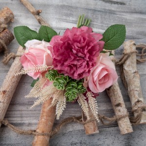 DY1-5677 Bouquet di fiori artificiali Rose Decorazioni festive popolari