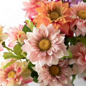 DY1-5716 Yapay Çiçek Krizantem Fabrikası Doğrudan Satış İpek Çiçekler
