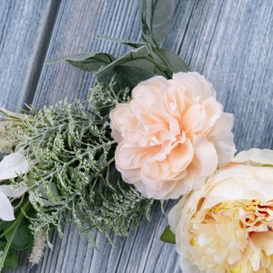 DY1-6069 Sztuczny wieniec kwiatowy Dekoracja ścienna Gorąco sprzedająca się dostawa ślubna