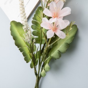 DY1-6078 Buket Bunga Buatan Latar Belakang Dinding Bunga Anggrek Realistis