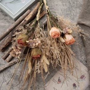 DY1-6369 Kunsmatige blommeruiker Rose Nuwe Ontwerp Tuin Trou versiering