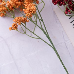 MW09628 Dirbtinių gėlių augalas Putplasčio vaisiai Aukštos kokybės dekoratyvinės gėlės ir augalai