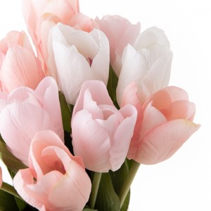 Centros de mesa populares para bodas con tulipanes de flores artificiales MW59604