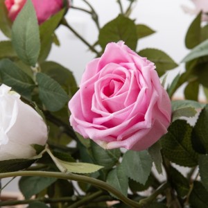 MW59608 Ruža od umjetnog cvijeta Realistična vjenčana dekoracija