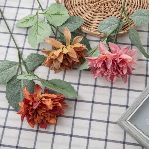 DY1-5329 Flower Artificial Dahlia Haƙiƙanin Furanni na Ado da Tsirrai