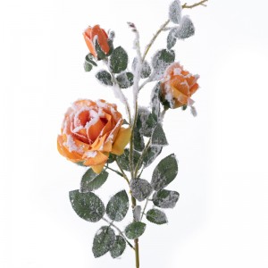 DY1-3082A ხელოვნური ყვავილის ვარდი მაღალი ხარისხის ბაღის საქორწილო დეკორაცია