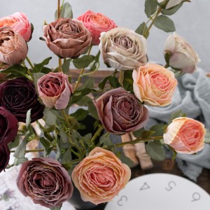 MW43502 Umjetno cvijeće Ruža Realistično svileno cvijeće