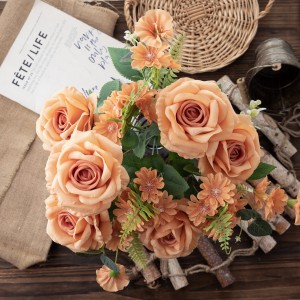 MW55729 Artificial Flower Bouquet Rose New Design Wedding Supply