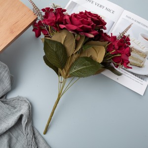 CL04511 Kunsmatige blomboeket Rose Nuwe ontwerp dekoratiewe blomme en plante