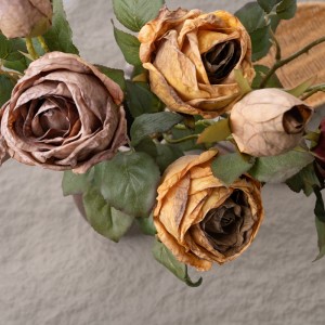CL77515 Изкуствено цвете Роза Фабрична директна продажба Фон за стена с цветя