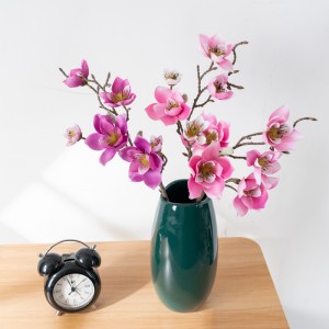 YC1025 Prufessiunale Franlica unicu fiore di magnolia fiore artificiale vase decorazione di nozze